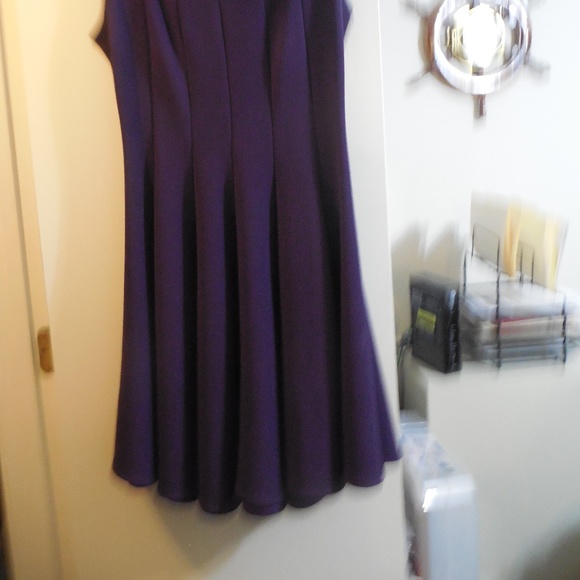 Purple Sleeveless Dress - Picture 4 of 5